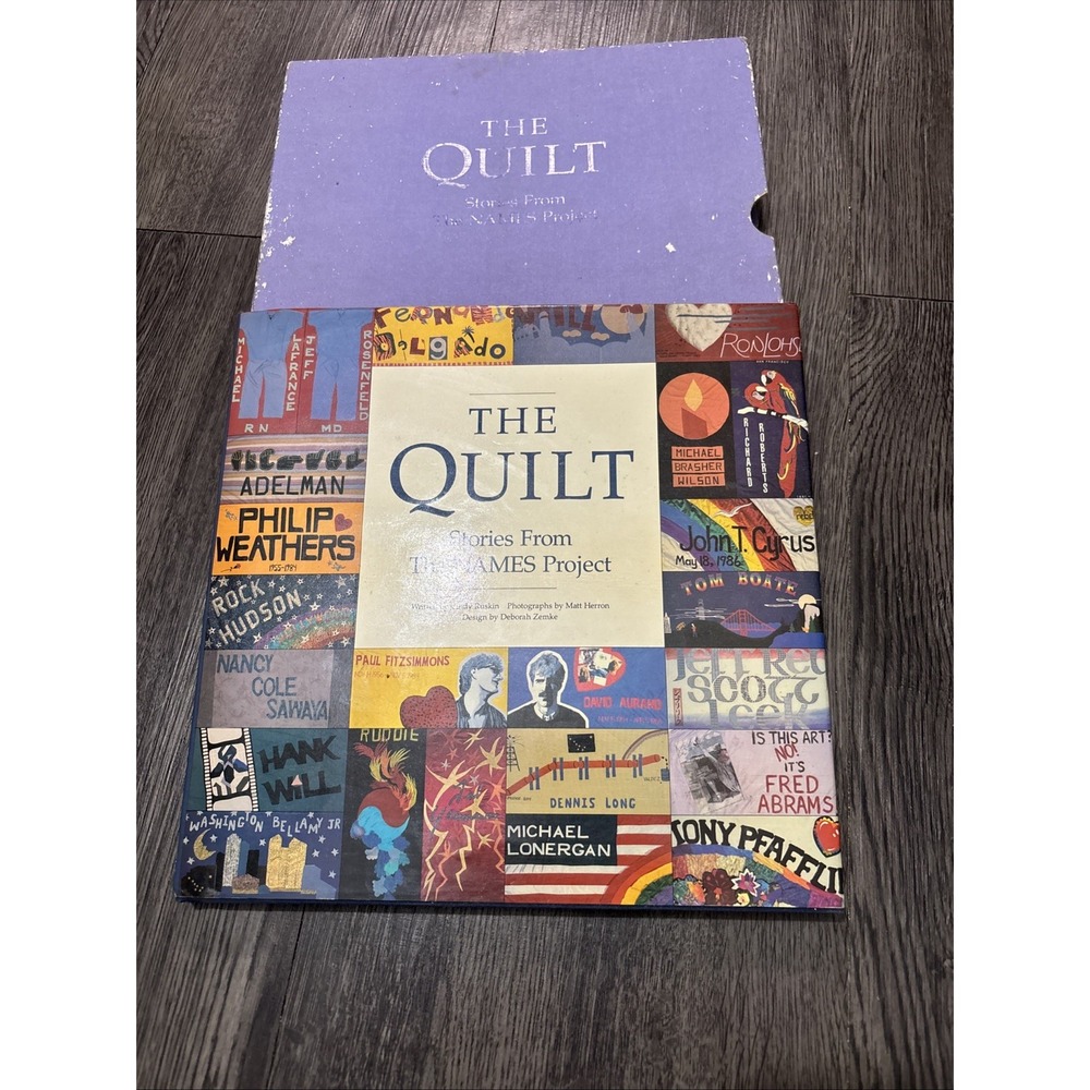 Quilt: Stories From the Names Project Michael Lonergan HC 1988 Gay Interest